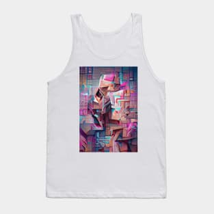 Warped Structure Tank Top